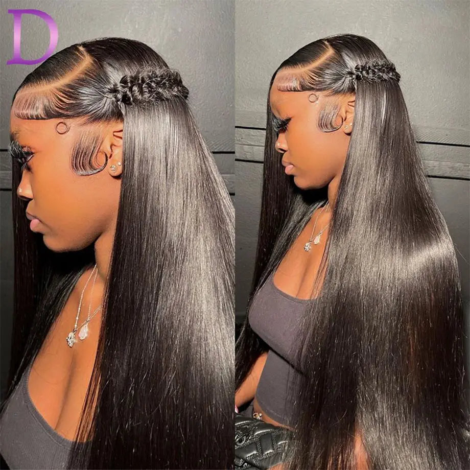Straight Transparent Lace Frontal Wig 13x6 Human Hair For Women 13x4 Lace Front Wig Braizilian 5x5 Lace Closure Wigs Human Hair