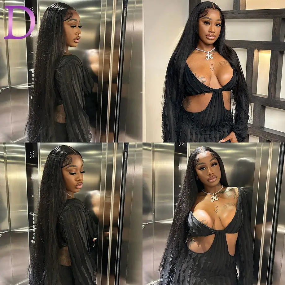 Straight Transparent Lace Frontal Wig 13x6 Human Hair For Women 13x4 Lace Front Wig Braizilian 5x5 Lace Closure Wigs Human Hair