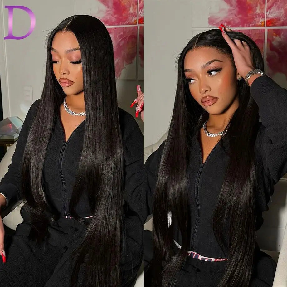 Straight Transparent Lace Frontal Wig 13x6 Human Hair For Women 13x4 Lace Front Wig Braizilian 5x5 Lace Closure Wigs Human Hair