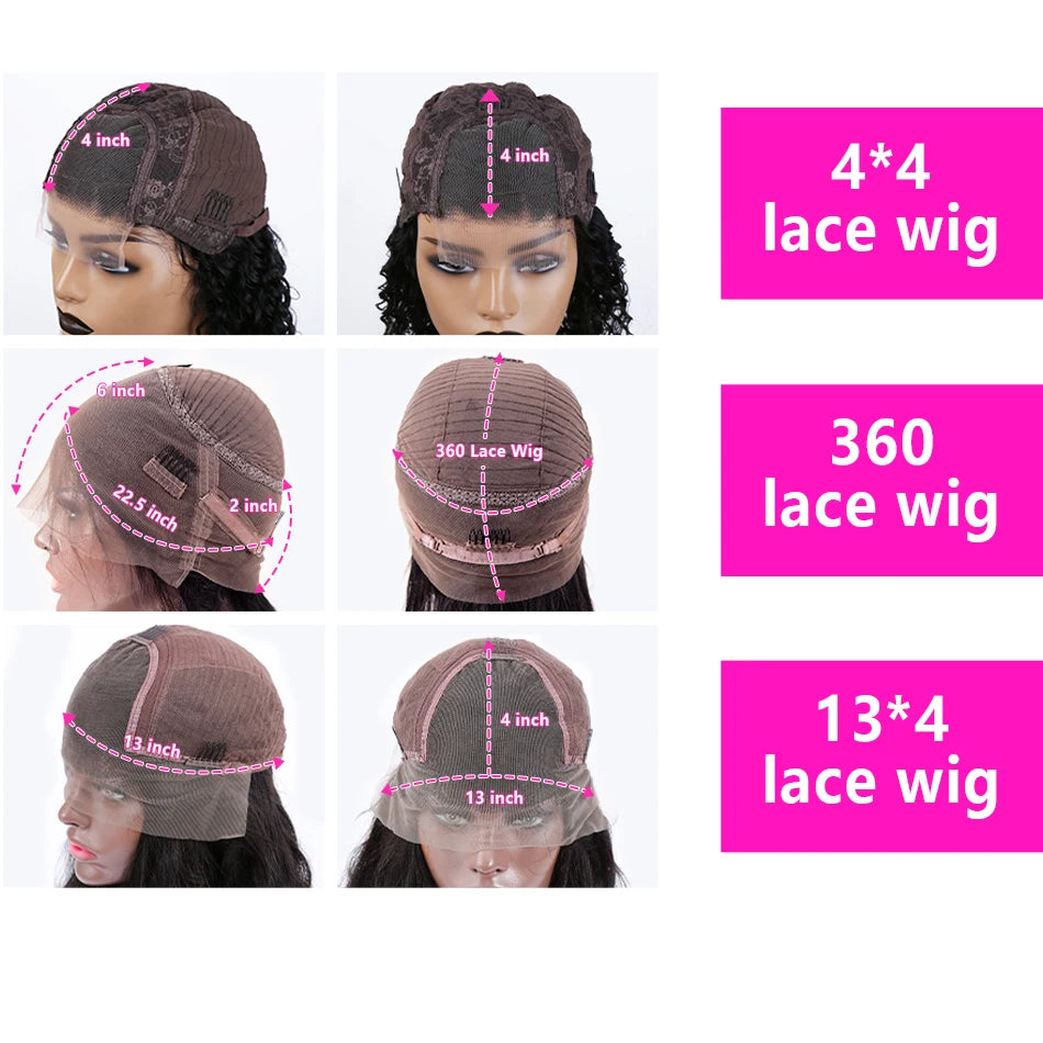 13x4 13x6 Lace Frontal Human Hair Wig Straight Brazilian Hair 360 Transparent Lace Natural Black Wig With Baby Hair Jarin Hair