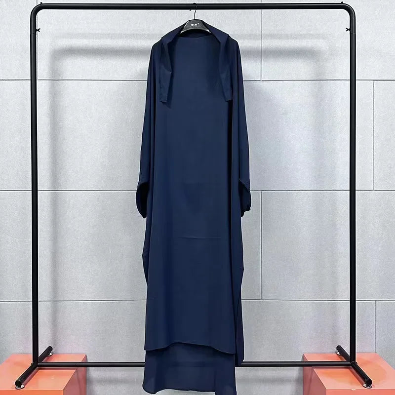 Hooded Abayas For Women Green Black Muslim Dresses Fashion Modest Ramadan Kimono Arabic Wear Hijab Robe Indian Caftan